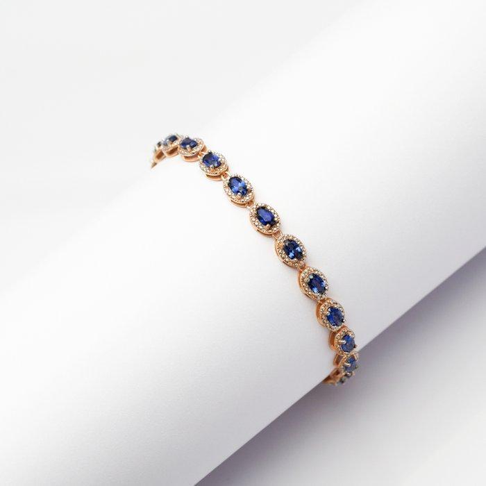 Zonder Minimumprijs - Armband - 14 karaat Geel goud, Zilver, Handtassen en Accessoires, Armbanden