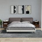 vidaXL Nachtkastjes 2 st 40x35x50 cm bruin eikenkleur, Huis en Inrichting, Verzenden, Nieuw