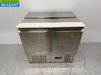 Acier inoxydable Comptoir réfrigéré 2 portes 90 cm 230V, Verzenden