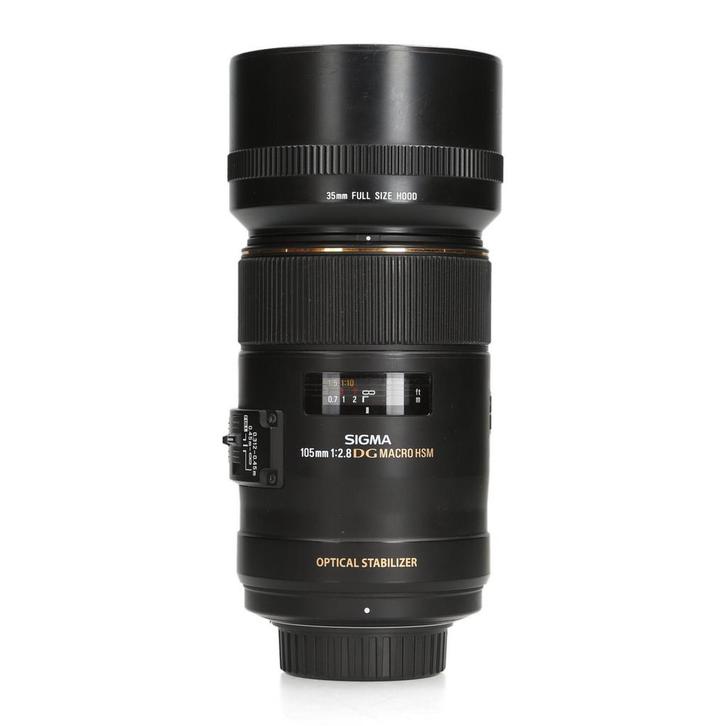 Sigma 105mm F2.8 EX DG Macro OS HSM - Nikon F, Audio, Tv en Foto, Foto | Lenzen en Objectieven, Ophalen of Verzenden