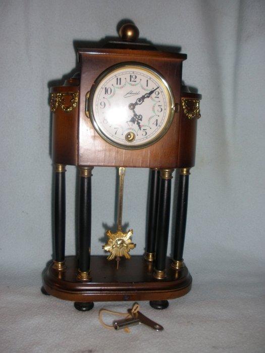 Tafelklok - Schmid 8 days - Geïnspireerd door de antieke, Antiek en Kunst, Antiek | Klokken