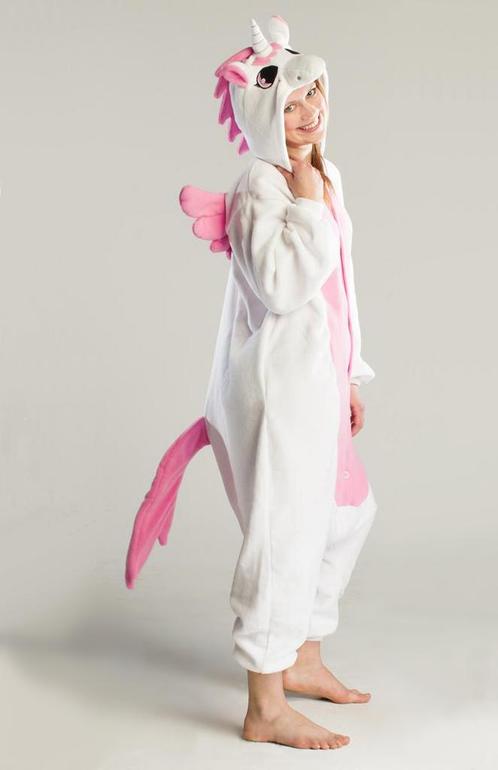 Onesie Wit Roze Pegasus Pak XS-S Eenhoornpak Kostuum Eenhoor, Kleding | Dames, Carnavalskleding en Feestkleding, Nieuw, Ophalen of Verzenden