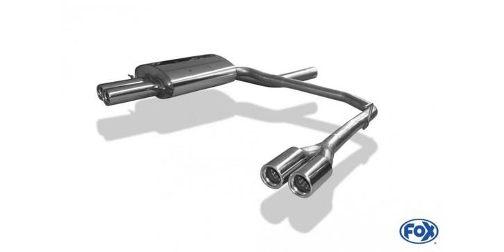 FOX BMW E60/61 520d 525d 530d einddemper uitgang rechts/link, Auto-onderdelen, Uitlaatsystemen, Nieuw, Verzenden