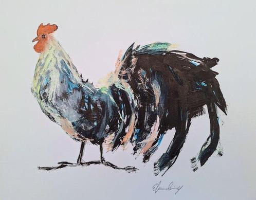 Erik-Jan Vaandering - Haantje de voorste XXV, Antiek en Kunst, Kunst | Schilderijen | Modern