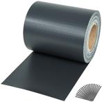 tectake PVC privacyfolie met bevestigingsclips - 35 m, antra, Tuin en Terras, Verzenden, Nieuw