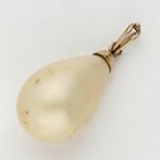 Zonder minimumprijs - Hanger - 14 karaat Geel goud - Parel