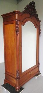 Kast - Mahonie, Glas - Volledig demontabel