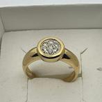 Bague - 18 carats Or jaune - Diamant, Handtassen en Accessoires, Ringen, Nieuw