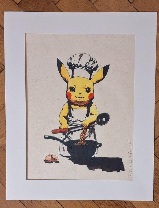 Emma Wildfang - Pikachu as a chef - watercolor edition on, Games en Spelcomputers, Spelcomputers | Overige Accessoires