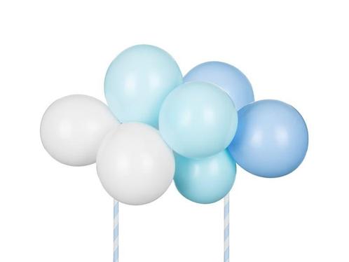 Blauwe Taarttopper Ballonnen 29cm, Hobby en Vrije tijd, Feestartikelen, Nieuw, Verzenden