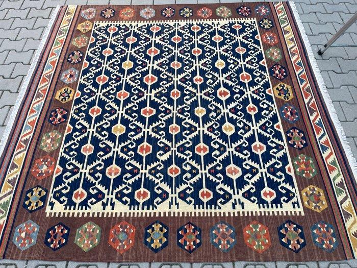 Chirwan kelim - handgeweven - ongebruikt - wol - kleurrijk, Huis en Inrichting, Stoffering | Tapijten en Vloerkleden