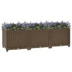 vidaXL Plantenbak verhoogd 120x40x38 cm polypropyleen, Tuin en Terras, Bloempotten, Verzenden, Nieuw