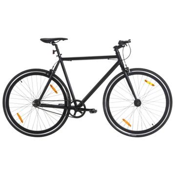 vidaXL Fiets met vaste versnelling 700 c 51 cm zwart