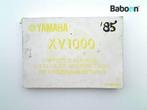 Livret dinstructions Yamaha XV 1000 Virago 1984-1985, Nieuw