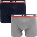 Levis Brief Boxershorts 2-Pack Navy Grijs maat XL Heren, Vêtements | Hommes, Verzenden