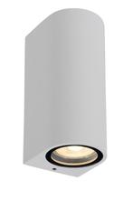 Lucide ZARO - Wandspot Buiten 2xGU10 IP44 Wit, Tuin en Terras, Verzenden, Nieuw, Aluminium, Netvoeding