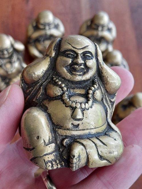 9 Boeddha beelden - horen, zien, zwijgen - Statue -, Antiek en Kunst, Kunst | Niet-Westerse kunst
