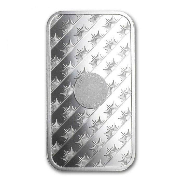 1 Troy Ounce - Zilver .999 - 1 oz Sunshine Minting 999 Fine, Postzegels en Munten, Edelmetalen en Baren