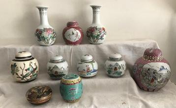 Gemberpot (10) - Porselein - Vazen en de potten in porselein, Antiek en Kunst