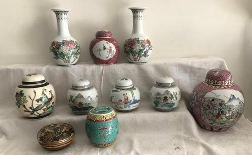 Gemberpot (10) - Porselein - Vazen en de potten in porselein, Antiek en Kunst, Antiek | Speelgoed