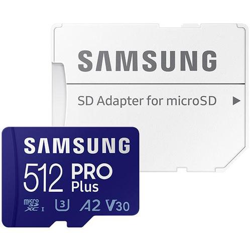 Samsung Pro Plus 512gb U3 V30 A2 Micro SDXC kaart, Autos : Pièces & Accessoires, Autres pièces automobiles, Envoi