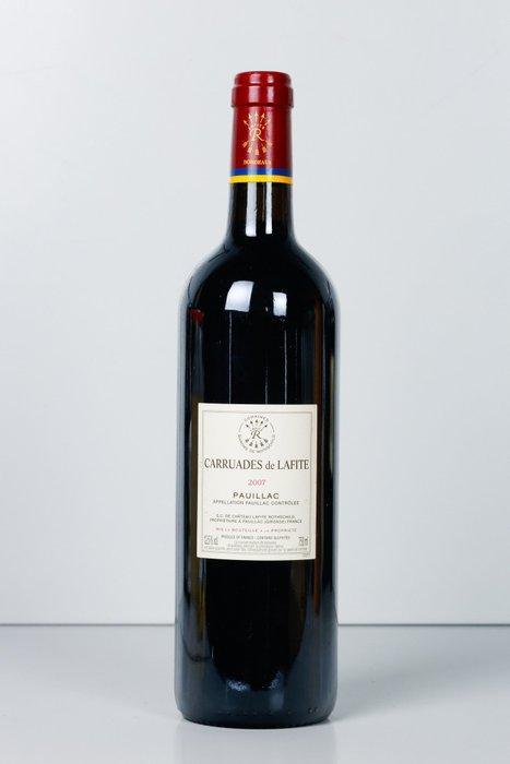 2007 Carruades de Lafite, 2nd wine of Chateau Lafite, Verzamelen, Wijnen