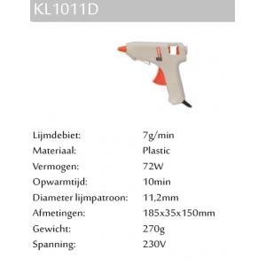 Kitpro basso kl-1011d lijmpistool 7g/min 10min opwarmtijd Ø, Bricolage & Construction, Outillage | Outillage à main