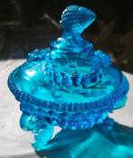 vallerysthal - Sucrier - Verre - Coquillages, Antiek en Kunst, Antiek | Glaswerk en Kristal