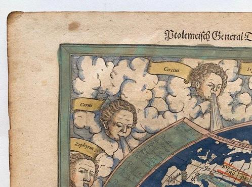 World - Wereldkaart, gebaseerd op de geschriften van, Boeken, Atlassen en Landkaarten
