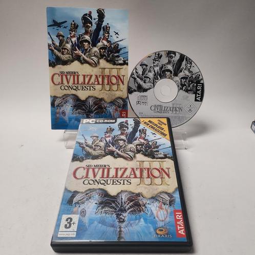 Civilization III Conquests PC, Games en Spelcomputers, Games | Pc, Zo goed als nieuw, Ophalen of Verzenden