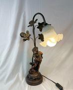 Lamp - Hout, Metaal - Antieke stijl figuurlamp