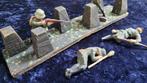 Lineol, Elastolin - Jouet Diorama scene de guerre: alerte, Nieuw