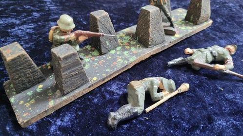 Lineol, Elastolin - Jouet Diorama scene de guerre: alerte, Kinderen en Baby's, Speelgoed | Overig