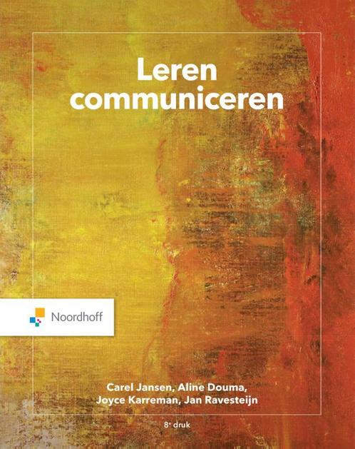 Leren communiceren / Vast Boek 9789001749866 C. Jansen, Boeken, Studieboeken en Cursussen, Gelezen, Verzenden