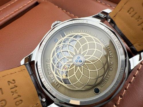 Louis Berset - 70h Swiss Handmade - Carbon forged Gold foil, Handtassen en Accessoires, Horloges | Heren