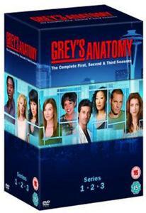 Greys Anatomy: Complete Seasons 1-3 DVD (2008) Ellen Pompeo, Cd's en Dvd's, Dvd's | Overige Dvd's, Zo goed als nieuw, Verzenden