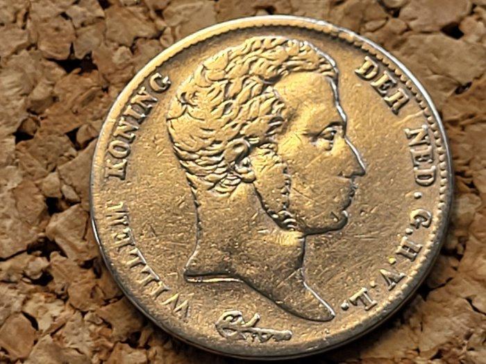 Nederland. Willem I. 1/2 Gulden 1822 Utrecht, type b (Zonder, Postzegels en Munten, Munten | Nederland