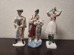 Figurine (3) - Hollohaza, Aquincum - Porcelaine - 1950-1960