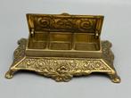 schitterend decoratieve antiek messing kist - Kist - Messing, Antiek en Kunst, Curiosa en Brocante