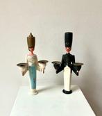 Kerstbeeldje (2) - Engel van het Licht & Mijnwerker - Hout -, Nieuw