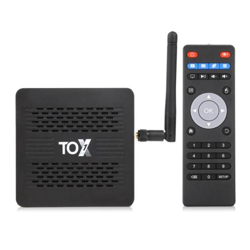 TOX1 TV Box Mediaspeler Android 9.0 Kodi - Bluetooth 4.2 -, Audio, Tv en Foto, Televisie-accessoires, Nieuw, Verzenden