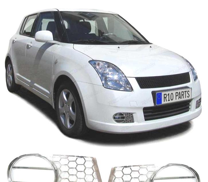 GRILLE ANTIBROUILLARD SUZUKI SWIFT MZ EZ 05-08 CHROMÉ, Auto-onderdelen, Carrosserie, Verzenden