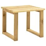 vidaXL Table de transat 30x30x26 cm Bois de pin imprégné, Verzenden