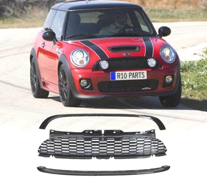CALANDRE MINI COOPER R56 R57 06-09 NOIR BRILLANT, Auto-onderdelen, Carrosserie, Verzenden