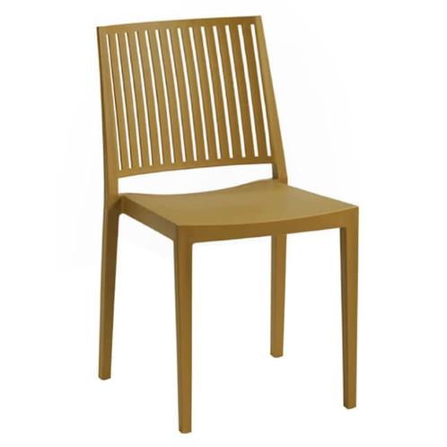 Stoel | EVORA | Kunststof | Camel | In-/Outdoor |, Zakelijke goederen, Horeca | Keukenapparatuur, Nieuw in verpakking, Verzenden