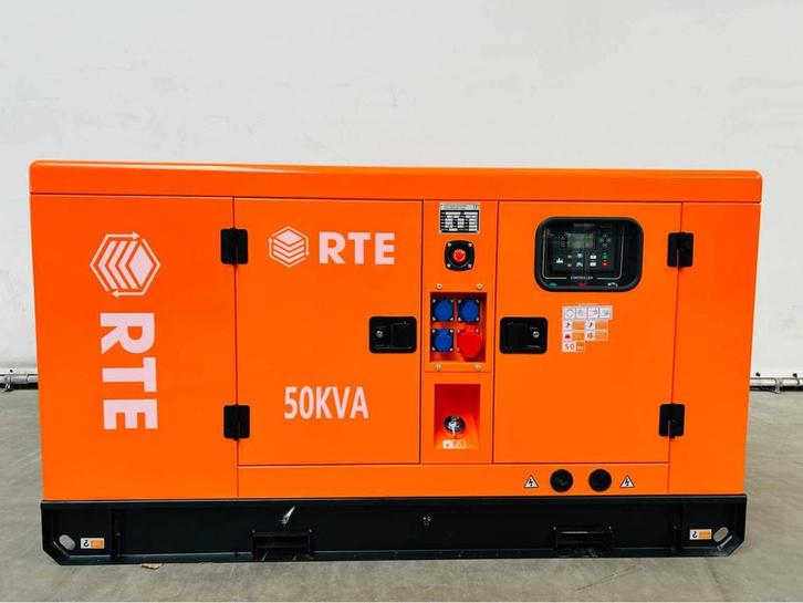 Veiling: Generator RTE 7121 Diesel 50kVA 2025 Nieuw, Zakelijke goederen, Machines en Bouw | Aggregaten, Ophalen