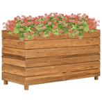 vidaXL Plantenbak verhoogd 100x40x38 cm gerecycled teakhout, Tuin en Terras, Verzenden, Nieuw