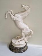 Statue, Unique paarden verzameling - 34 cm - Marbre,, Antiek en Kunst
