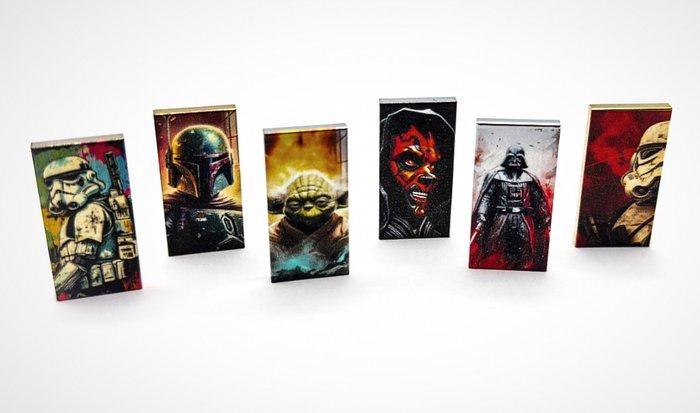 Lego Set - Star Wars - Lego Chrome Star Wars Tiles Official, Kinderen en Baby's, Speelgoed | Duplo en Lego