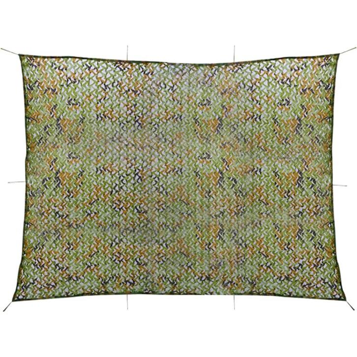 vidaXL Camouflagenet met opbergzak 3x4 m, Sport en Fitness, Schietsport-accessoires, Nieuw, Verzenden